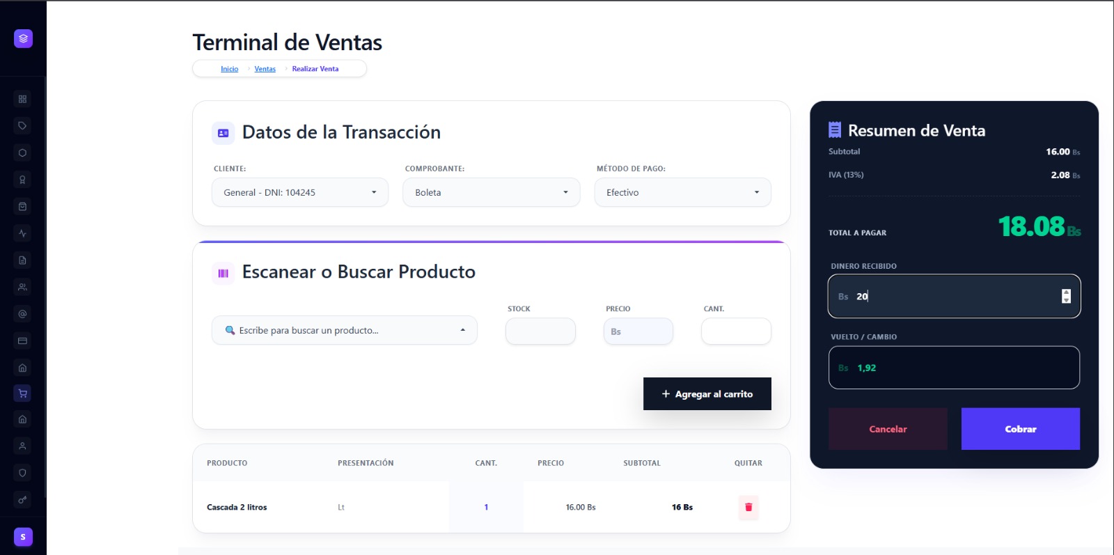 Gestión de Inventario